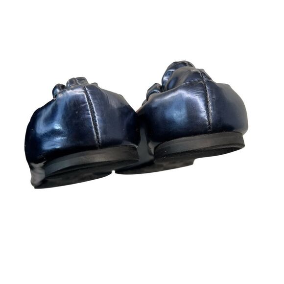 Blue Tory Burch Patent Reva Ballet flats 7 - Picture 11 of 16